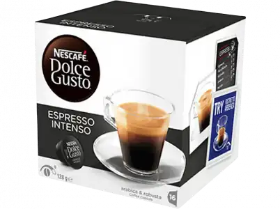 Café en cápsulas - Nescafé Dolce Gusto Espresso Intenso, Pack de 3, 48