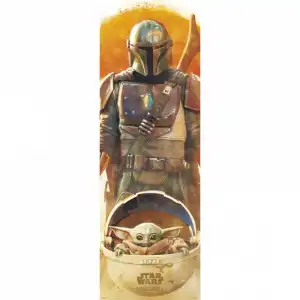 Erik Póster de Puerta Star Wars The Mandalorian 158x53cm