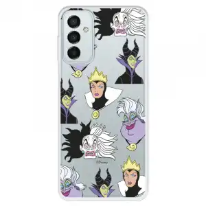 Funda Oficial de Disney Villanas Patrón para Samsung Galaxy M23 5G
