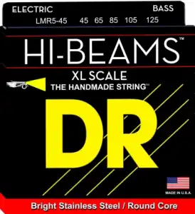 Juego De Cuerdas Para Bajo Dr Lmr5-45 Long Scale Hi-beam