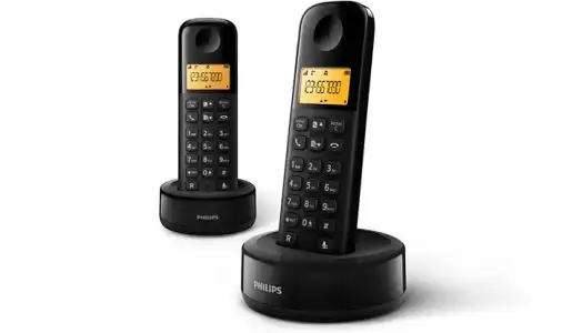 Teléfono Inalambrico Philips D1602B DUO Negro