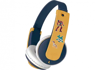 Auriculares infantiles - JVC HA-KD10W-Y-E, De diadema, Bluetooth 5.0, Amarillo