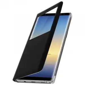 Avizar Funda Rígida con Ventana Negra para Samsung Galaxy Note 9