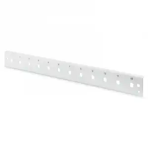 Digitus Panel Frontal Vertical 12 Puertos ST 1U Gris