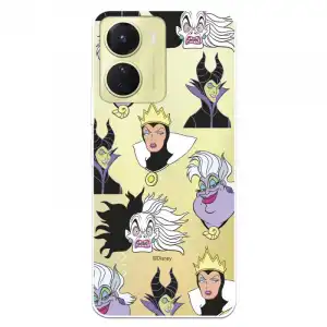 Funda Para Vivo Y16 Oficial De Disney Villanas Patrón - Villanas Disney