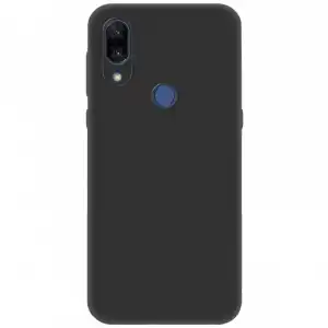 Icoveri Funda Soft Matte Negra para Xiaomi Redmi Note 7