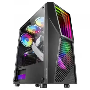 Mars Gaming MC777 Infinity Mirror ARGB Cristal Templado USB 3.0 Negra