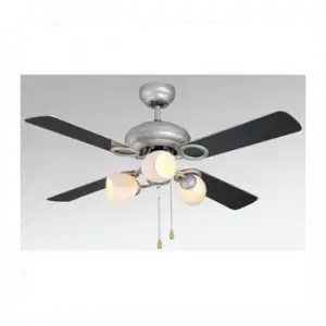 Ventilador Techo Fm Vt-1051 Wengue 4 Palas 3 Velocidades