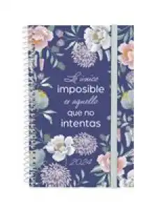 Agenda anual 2024 Finocam A6 Design Collection E5 semana vista horizontal Imposible