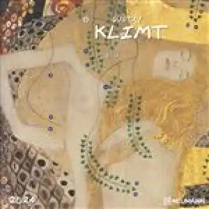Calendario de pared 2024 mes visto 30x30 Gustav Klimt