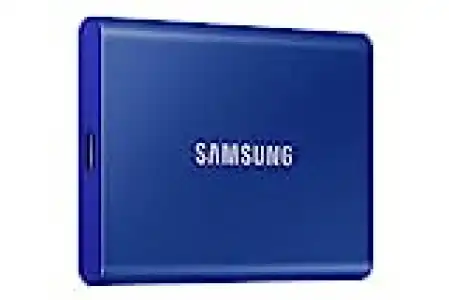 Disco duro SSD 1 TB - Samsung MU-PC1T0H, USB Tipo C, SSD, Azul