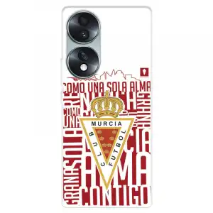 Funda Para Honor 70 Del Real Murcia Escudo Fondo Blanco - Licencia Oficial Real Murcia
