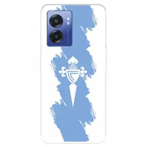 Funda Para Realme Narzo 50 5g Del Rc Celta Escudo Trazo Azul - Licencia Oficial Rc Celta