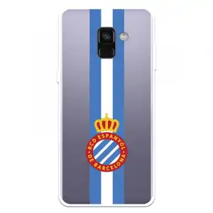 Funda Para Samsung Galaxy A8 2018 Del Rcd Espanyol Escudo Albiceleste Escudo Albiceleste - Licencia Oficial Rcd Espanyol