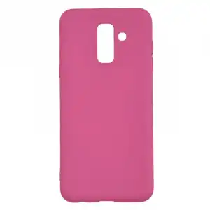 Funda Ultra Suave Rosa Para Samsung Galaxy A6 Plus