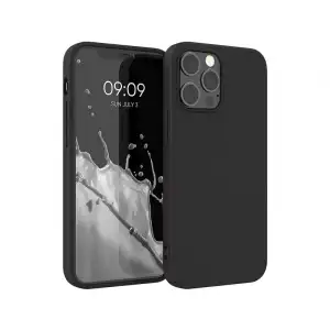 Icoveri Funda de Silicona Negra para iPhone 14 Pro