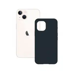 Ksix Funda Semirrígida Antideslizante para iPhone 13 Azul Bulk