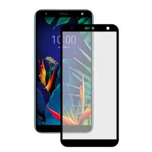 Ksix Protector de Pantalla Cristal Templado para LG K10 2017 Negro