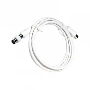 Maurer Cable Coaxial Extensor Macho/Hembra 2m Blanco