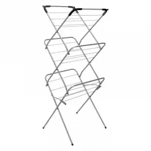 Metaltex Tendedero De 3 Alturas Tec Concerto Slim 9,5 M