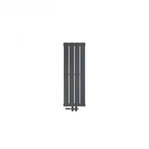 Radiador Monocapa De Baño Antracita 300 X 900 Mm Con Conexión Central Al Suelo