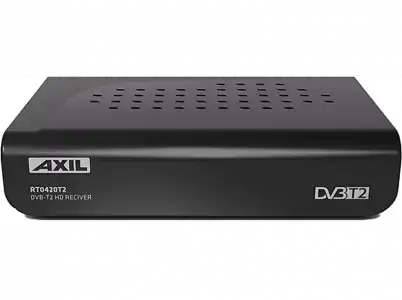 Receptor TDT - Axil RT 0420 T2, Grabador USB, Función Timeshift, DVB-T2 (TDT2)