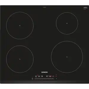 Siemens iQ100 EU631FEB1E Placa de Inducción 4 Zonas 60cm Negra