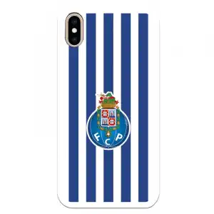 Funda Para iPhone Xs Max Licencia Oficial Fútbol Club Oporto Escudo Rayas