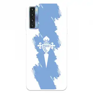 Funda Para Tcl 20l Del Rc Celta Escudo Trazo Azul - Licencia Oficial Rc Celta