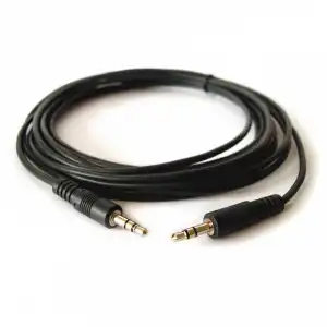 Kramer Electronics C-A35M Cable de Audio Jack 3.5mm Macho/Macho 10.7m Negro