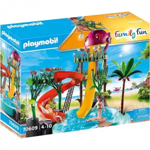 Playmobil Family Fun Parque Acuático con Tobogán