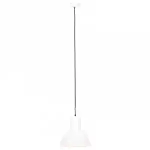 VidaXL Lámpara Colgante Redonda Blanca E27 28.5cm