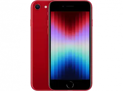 APPLE iPhone SE (3ª gen.), (PRODUCT)RED, 128 GB, 5G, 4.7" Retina HD, Chip A15 Bionic, iOS