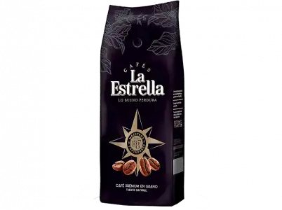 Café en grano - La Estrella Premium, Tueste natural, 500 g