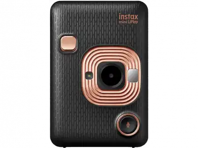 Cámara instantánea - Fujifilm Fuji Instax Li Play Bk, f=28, F2.0, 6 filtros, Negro