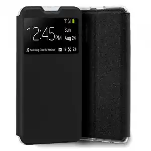 Cool Funda Flip Cover Liso Negro para Samsung Galaxy A32 4G