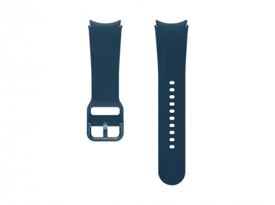 Correa - Samsung ET-SFR93SNEGEU, Para Galaxy Watch 6, 5, 4 y 3, Fluoroelastómero, Resistente al sudor, Talla S/M, Azul