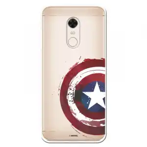 Funda Oficial Escudo Capitan America Para Xiaomi Redmi 5 Plus