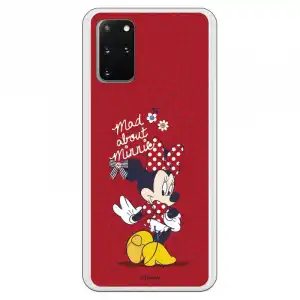 Funda para Samsung Galaxy S20 Plus Oficial Clásicos de Disney Minnie Mad About