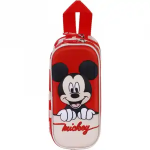 Karactermania Estuche Doble Portatodo 3D Mickey Mouse Bobblehead