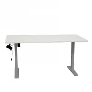 Mesa Elevable Eléctrica 140x80 Cm Up Kunna Pata Gris