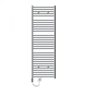 Radiador De Baño Eléctrico 1200w 600x1800 Mm Cromado