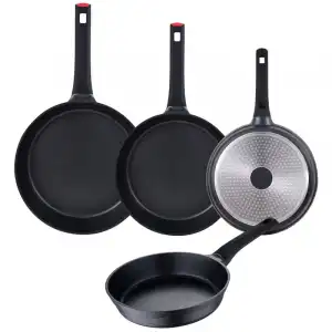 San Ignacio Set de 4 Sartenes de Aluminio Fundido 20/24/28/30cm