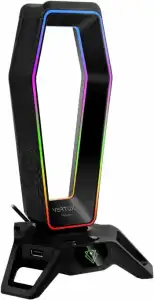 Soporte Auriculares Gaming Sonido Envolvente Y Ecualizador Vertux Hexarack
