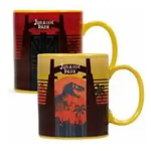 Taza termocromática Jurassic Park Entrada 400ml