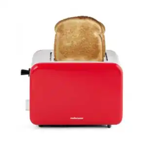 Tostadora 850w | 3en1 | 6 Funciones Mellerware Crispy! Red