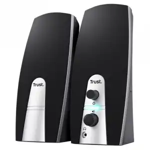 Trust 24660 Juego de Altavoces 2.0 10W Negro/Plata