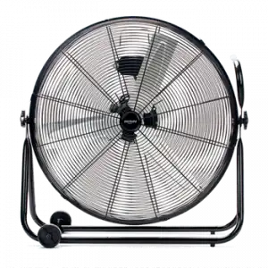 Bastilipo - Huracán Ventilador Industrial De Suelo, 140 W, Acero Inoxidable, 3 Velocidades, Negro, Eficiencia Energética G