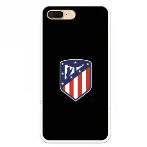 Funda Licencia Oficial Atlético de Madrid Plus Escudo Fondo Negro para iPhone 7