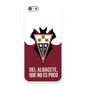 Funda Para Iphone 5s Del Albacete Escudo "del Albacete Que No Es Poco" - Licencia Oficial Albacete Balompié